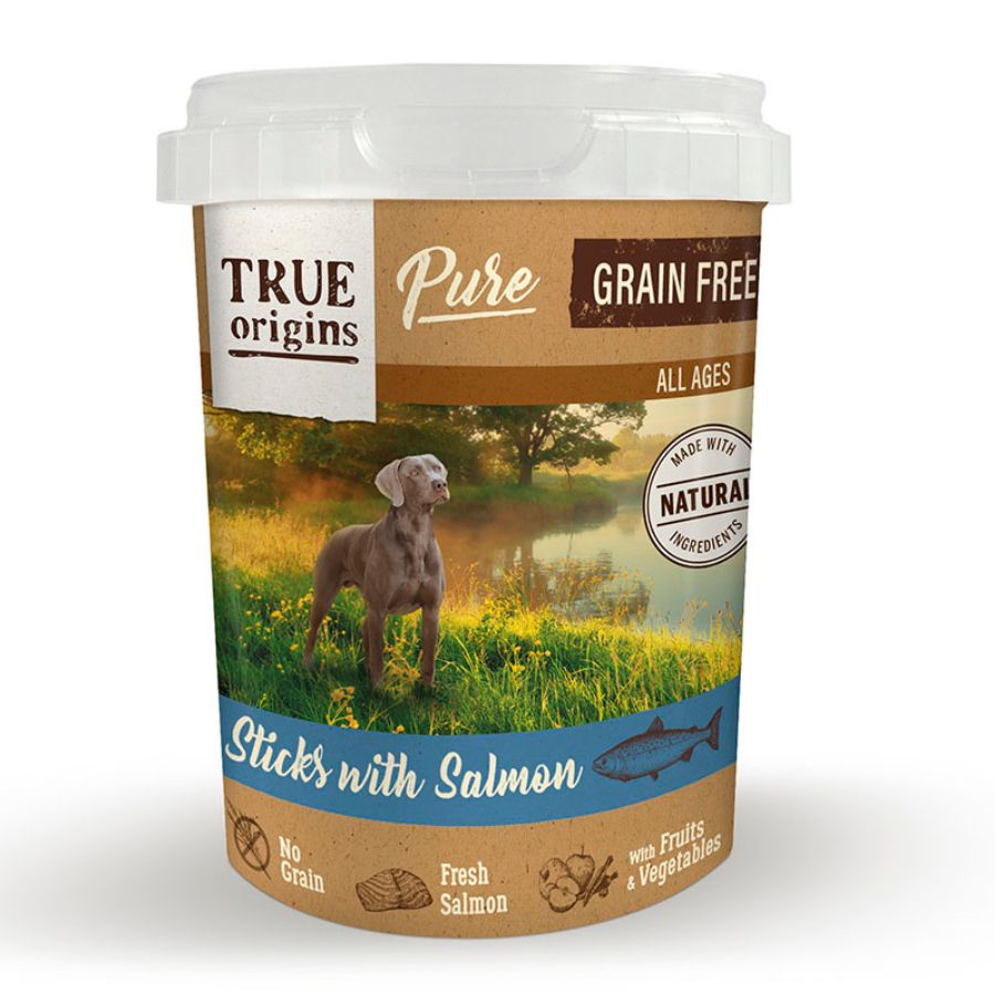 True origins pure barritas grain free con salmón 300 GR, , large image number null